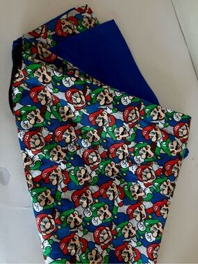 Blue Superhero Character Print Bedding Throw - Unbranded